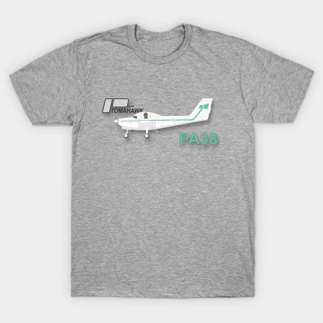 Piper PA-38 Tomahawk T-Shirt by GregThompson